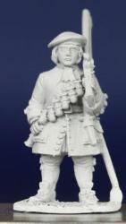 LS79 Scots Musketeer (Wearing Bonnet) - Standing Shouldered Musket (1 Figure)