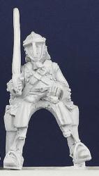 LSC12 Cavalryman Wearing Back & Breast Plate & Tri Bar Helmet - Trooper At Rest With Sword (1 figure)