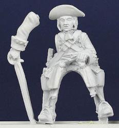 LSC7 Cavalryman Wearing Back & Breast Plate - Trooper Attacking With Sword - Pivoting Arm (1 figure)