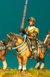 MH5 WOR Horse - Horse With German Head And Neck Armour, Standing (1 horse)
