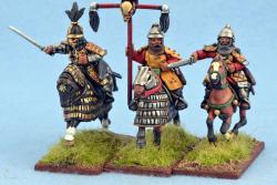MNC01 Mongol Warlord with Mounted High Command (3 Figures)