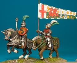 MPK2 Henry Tudor And Standard Bearer (2 Mounted Figures)
