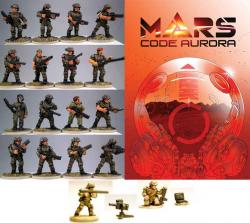 Mars: Code Aurora Starter Squad PLUS Rulebook (DEAL)