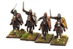 Random 4 Knights Breton Cavalry Gripping Beast NMC10 Norman Milites Mixed 