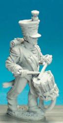 NN113 Drummer - Playing - 1st Or 2nd Regt In Covered Shako (1 figure)