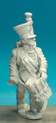 NN115 Drummer - Holding Drum, Sticks Down - 1st Or 2nd Regt In Shako (1 Figure)