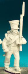 NN75 Flanquer - Marching - 1st Regt In Covered Shako (1 Figure)