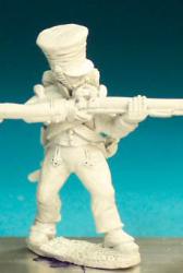 NN87 Flanquer - Standing Firing - 1st Regt In Covered Shako (1 Figure)