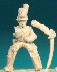 PNC1 Cavalryman - In Helmet - Trooper Charging (Separate Pivoting Sword Arm) (1 figure)