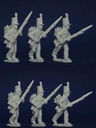 PSNRPK18 Prussian Reservists In British Manufactured Uniforms, Advancing (6 Figures)
