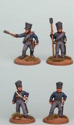 PSNRPK39 Prussian Foot Artillery Crew, Firing (4 Figures)
