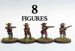 RFBG004 Restoration English Musketeers (8 figures)