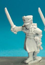 RN52 Officer In Greatcoat - Musketeer/Jager Officer (1 figure)