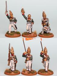 RNRPK14 Mixed Russian Pavlov Grenadier Command In Mitre, Advancing (6 Figures)