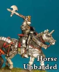 ROSES01c Warlord Version C (Mounted) (Unbarded) (War of the Roses) (1 figure) - SAGA: Age of Chivalry