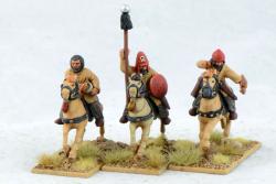 SAC08 Sassanid Warriors — Mounted Light Cavalry Command (3 Figures)