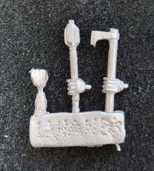 SC115 Left Hand Weapon Sprue (Mace, Fist, Axe) (12 pieces)