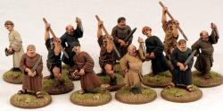 SFH07 Angry Monks - SAGA Swords for Hire (12 figures)