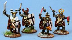 SKN03 Ordensstaat Hearthguard with Hand Weapons (4 figures) - SAGA Age of Crusades