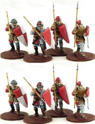 SKN04 Ordensstaat Warriors on Foot (8 figures) - SAGA Age of Crusades