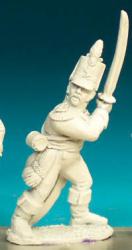 SN34(FR) Infantry Command (1812 Uniform) - Officer Advancing With Sabre (1 figure)