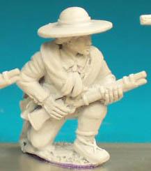 SN69(FR) Guerrilla Kneeling At Ready With Musket - Short Jacket, Wide Brimmed Hat (1 figure)