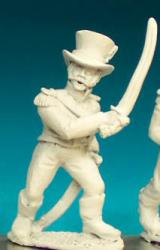 SN88(FR) Infantry Command In Top Hat - Officer Advancing, Sabre Forward (1 figure)
