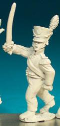 SN98(FR) Infantry Command In Shako - Officer Advancing, Raised Sabre (1 Figure)