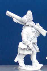 SS35(FR) WSS Grenadier In Fur Mitre Cap, Marching, Shouldered Musket (1 Figure)