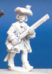SS4(FR) WSS Musketeer, Advancing, Head Turned Shouting (1 figure)