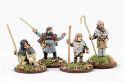 SSC04 Shepherds & Stockmen (4 figures) - SAGA Scenics