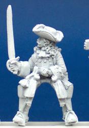 SSC15(FR) Cuirassier In Tricorn - Officer At Rest With Sword (1 figure)
