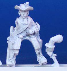 SSC22(FR)  Trooper Holding Pistol - Pivoting Arm (Dutch & German States Etc) (1 Figure)
