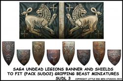 SUDL 3 Undead Legions Banner & Undead Heater Shield Transfers