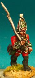 SYB4 British Fusilier / Grenadier - Marching With Shouldered Musket (1 figure)