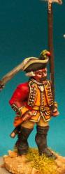 SYB9 Hanoverian Musketeer - Sergeant With Halberd (1 figure)