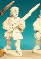 SYF6 Infantryman (Unfastened Coat) - Fusilier Standing At Ready, Wearing Pokalem (1 Figure)