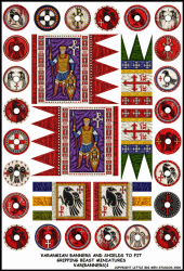 Varangian Banners and Shields