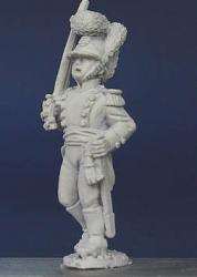 WN41 Wurttemberg Line Infantry Officer 1807 To 1812 - Marching Shouldered Sword (1 figure)