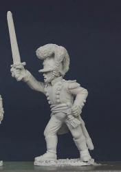 WN45 Wurttemberg Line Infantry Officer 1807 To 1812 - Standing With Sword Raised (1 figure)