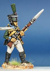 WN53 Wurttemberg Light Infantryman 1807 To 1812 - Standing At Ready (1 figure)
