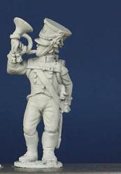 WN81 Wurttemberg Jager 1812 Onwards - Hornist Standing Playing (1 Figure)
