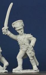 WN83 Wurttemberg Jager 1812 Onwards - Officer Standing With Sword Raised (1 figure)