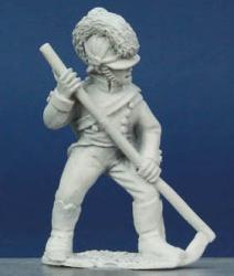 WNA15 Wurttemberg Horse Artillery Crewman Pre 1811 - Gunner With Handspike (1 Figure)