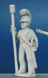 WNA6 Wurttemberg Foot Artillery Crewman 1811 - 1812 - Gunner Standing With Ramrod (1 figure)