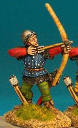 WR1 Archer Shooting - Brigadine And Skull Cap (1 Figure)