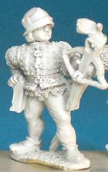 WR91 Crossbowman Reaching For Bolt - Brigadine Visored Sallet (1 Figure)