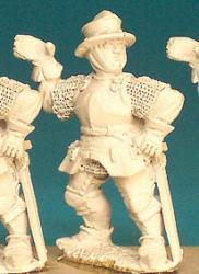 WR93 Pikeman - Multi Purpose Figure - Heavy Armour Kettle Hat (1 Figure)