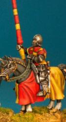 WRC12 Mounted Man At Arms - Lance Upright - Tabard, Barbute And Bevor (1 Figure)