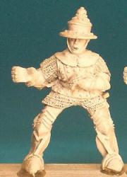 WRC16 Lighter Armoured Mounted Figure - Mail Haubergeon, Brigadene, Leg Armour And Kettle Hat* (1 Figure)